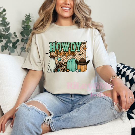 Howdy Pumpkin Tee