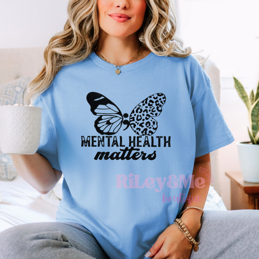 Mental Health Matters Butterfly Tee