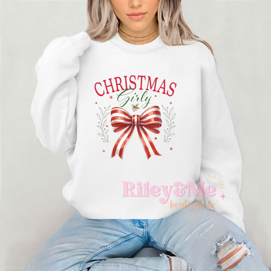 Christmas Girly Sweatshirt